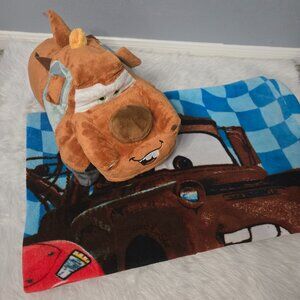 Disney’s Cars Tow Mater Pillow Pet & Polar Fleece Blanket